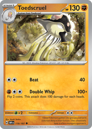 Toedscruel (Reverse Holofoil)