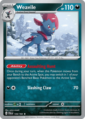 Weavile (Reverse Holofoil)
