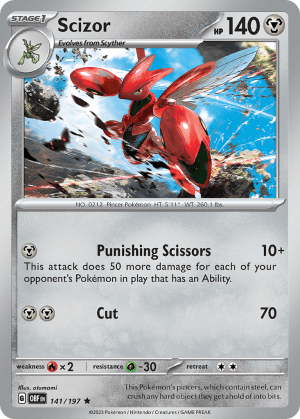 Scizor (Reverse Holofoil)