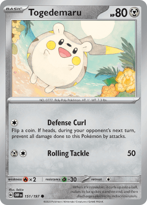 Togedemaru (Reverse Holofoil)