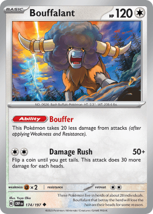 Bouffalant (Reverse Holofoil)