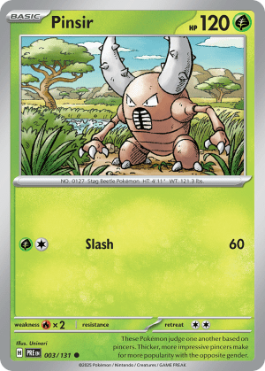 Pinsir (Poke Ball Reverse Holofoil)