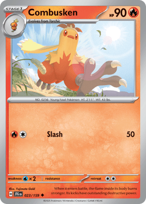 Combusken (Reverse Holofoil)