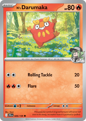 N's Darumaka (Reverse Holofoil)