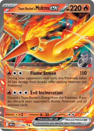 Team Rocket's Moltres ex (Holofoil)