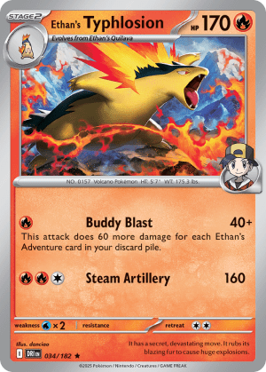 Ethan's Typhlosion (Holofoil)