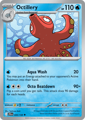 Octillery (Reverse Holofoil)