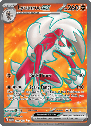 Lycanroc ex (Holofoil)