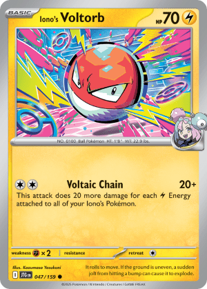 Iono's Voltorb (Reverse Holofoil)