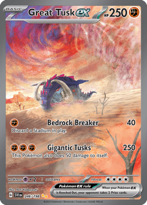Great Tusk ex (Holofoil)