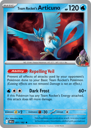 Team Rocket's Articuno (Expansion Stamp)