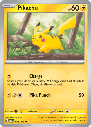 Pikachu (Pokemon Together Stamp)