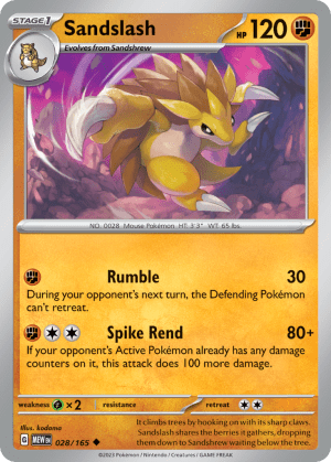 Sandslash (Reverse Holofoil)