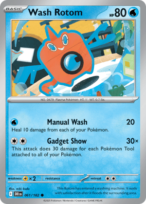 Wash Rotom (Reverse Holofoil)