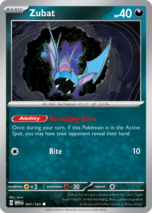 Zubat (Reverse Holofoil)