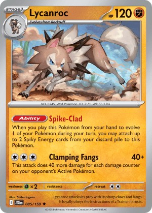 Lycanroc (Reverse Holofoil)