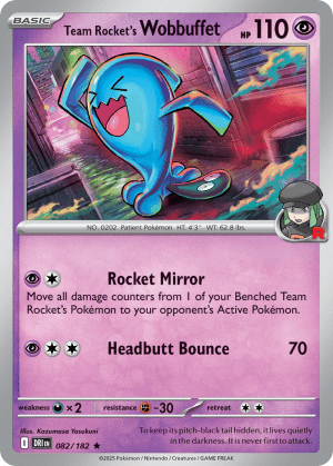 Team Rocket's Wobbuffet (Holofoil)