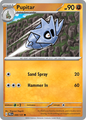 Pupitar (Poke Ball Reverse Holofoil)