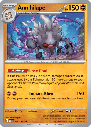 Annihilape (Reverse Holofoil)