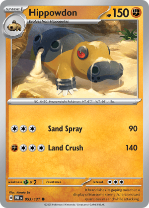 Hippowdon (Master Ball Reverse Holofoil)