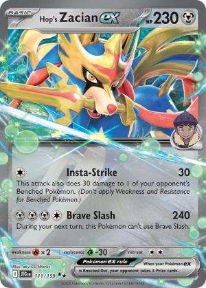 Hop's Zacian ex (Holofoil)