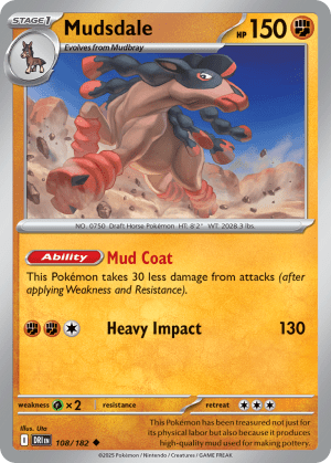 Mudsdale (Reverse Holofoil)