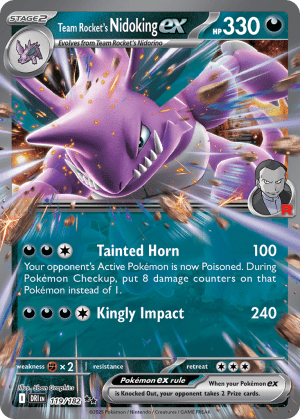 Team Rocket's Nidoking ex (Holofoil)