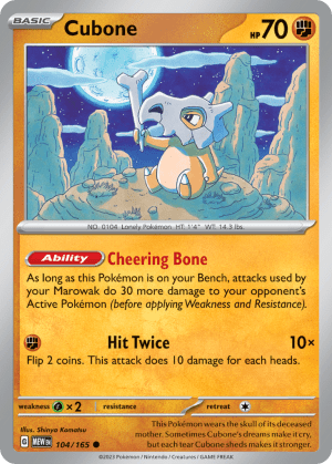Cubone (Reverse Holofoil)