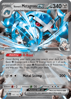 Steven's Metagross ex (Holofoil)