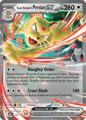 Team Rocket's Persian ex (Holofoil)