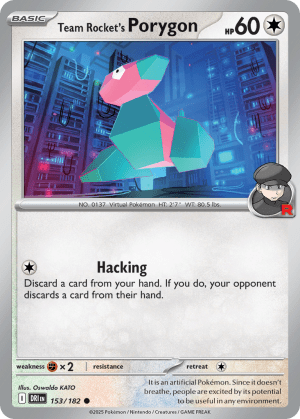 Team Rocket's Porygon (Reverse Holofoil)