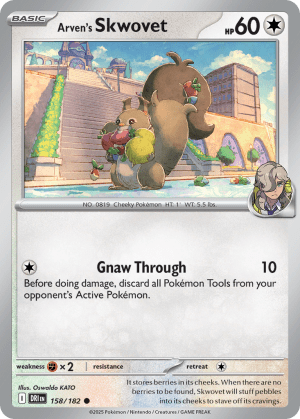 Arven's Skwovet (Reverse Holofoil)