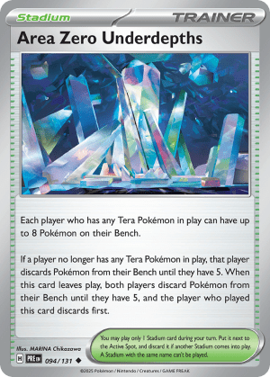 Area Zero Underdepths (Reverse Holofoil)