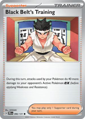 Black Belt's Training (Reverse Holofoil)