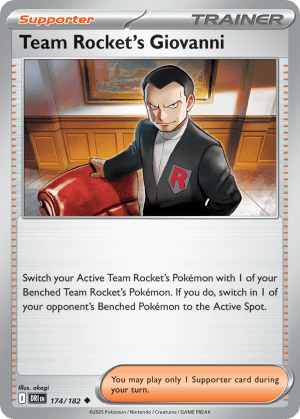 Team Rocket's Giovanni (Cosmos Holofoil)