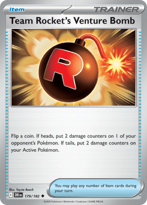 Team Rocket's Venture Bomb (Reverse Holofoil)