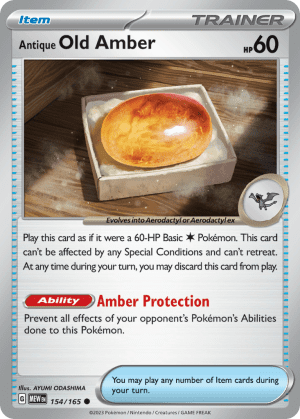 Antique Old Amber (Reverse Holofoil)