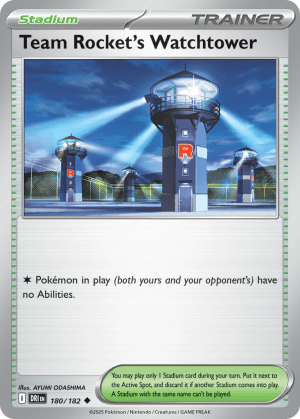Team Rocket's Watchtower (Reverse Holofoil)
