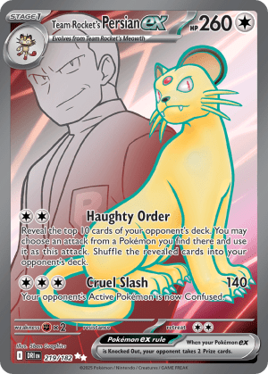Team Rocket's Persian ex (Holofoil)