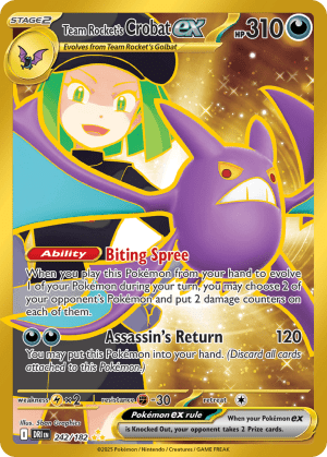Team Rocket's Crobat ex (Holofoil)