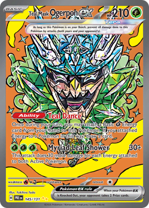 Teal Mask Ogerpon ex (Holofoil)
