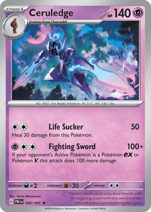 Ceruledge (Reverse Holofoil)