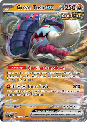 Great Tusk ex (Holofoil)