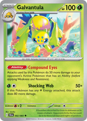 Galvantula (Play Pokemon Stamp Holofoil)