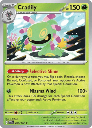 Cradily (Reverse Holofoil)
