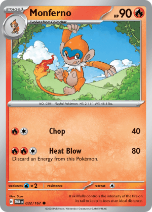 Monferno (Reverse Holofoil)