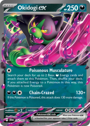 Okidogi ex (Play Pokemon Stamp Holofoil)