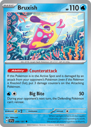 Bruxish (Reverse Holofoil)