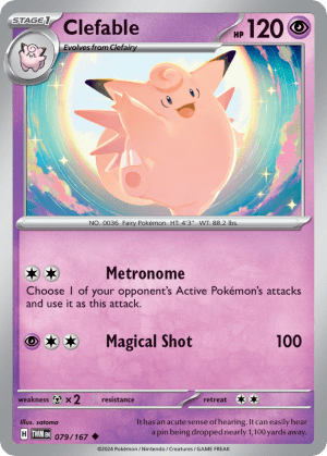 Clefable (Reverse Holofoil)