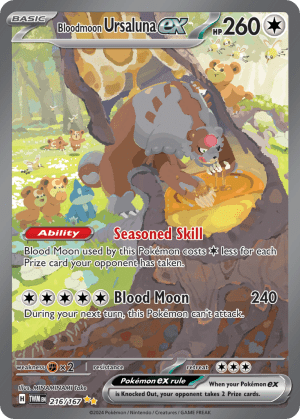 Bloodmoon Ursaluna ex (Holofoil)
